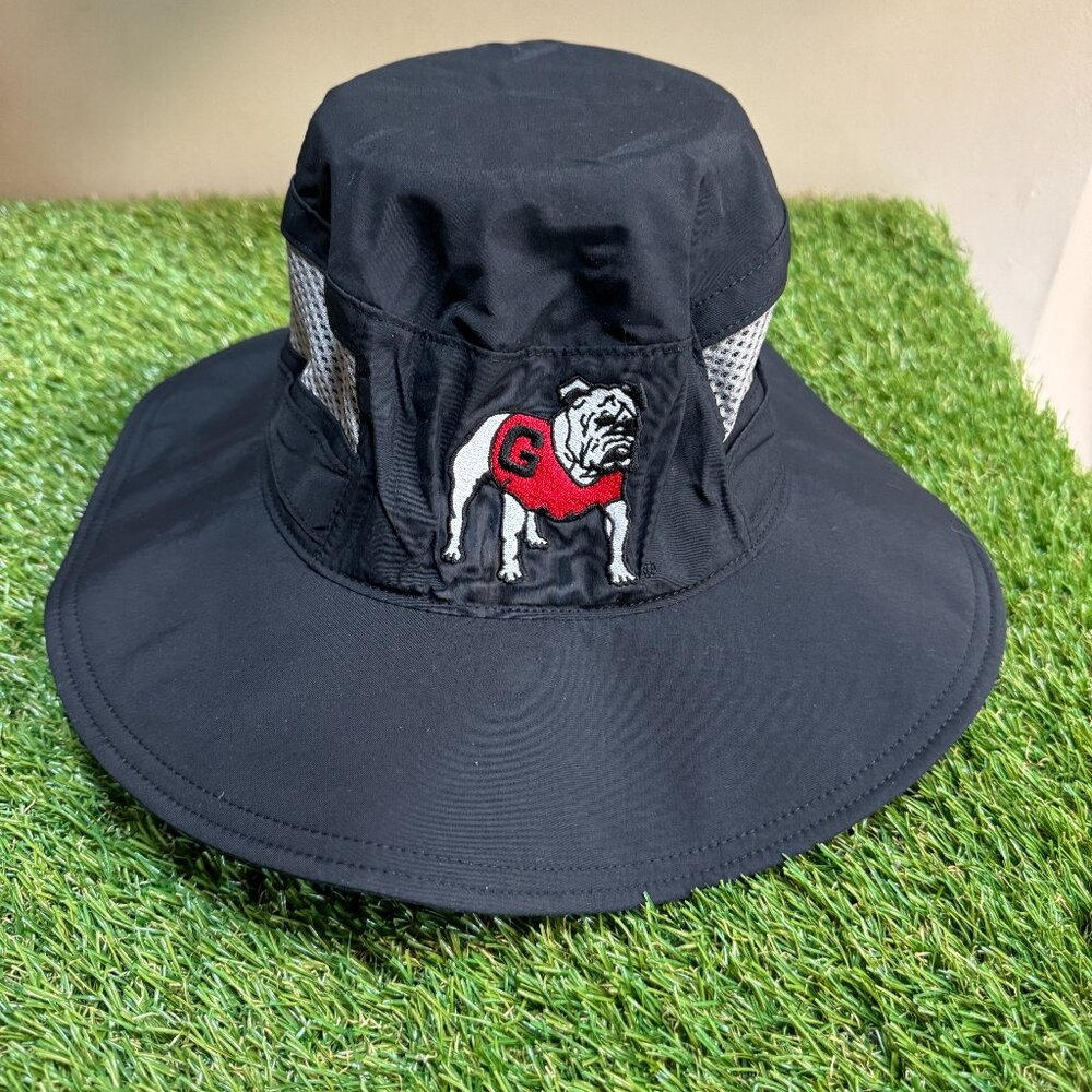 Columbia Georgia Bulldogs Black Bora Bora Booney Omni-Shade Bucket Hat Sun Cap